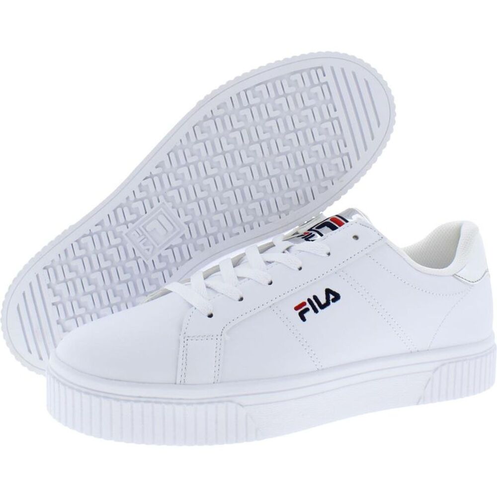 Fila Women's Panache 19 Faux Leather Metallic Low Top Court Platform Sneakers - Picture 2 of 2